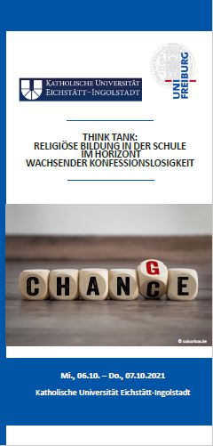 Think Tank "Religiöse Bildung in der Schule im Horizont wachsender Konfessionslosigkeit" vom 6. - 7. Oktober in Eichstätt