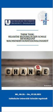 Think Tank "Religiöse Bildung in der Schule im Horizont wachsender Konfessionslosigkeit" vom 6. - 7. Oktober in Eichstätt